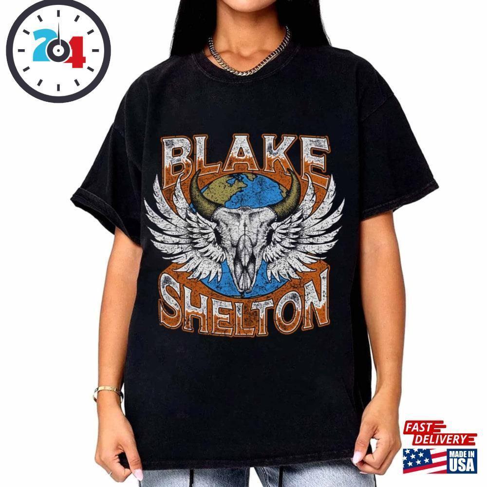 Blake Shelton  Back To The Honky Tonk Tour Shirt Fan Concert